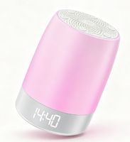 Machine à bruit blanc pour bébé, lampe multicolore, lecture Bluetooth, réveil