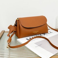 Sac Populaire 2026 Nouvelle Collection Automne Tendance Couleur Unie Sac Bandoulière Polyvalent en Cuir Souple pour Petit Marché de Niche