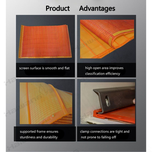 מסך פוליאוריטן תדר גבוה רטט מסך פו רשת פאנל 1445*840 מסנן אוריתן מסנן אריתן - Product Image 5