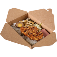 Boîtes en papier pour emporter des repas, de qualité alimentaire, auto-montables, recyclables, pour les chips de pommes de terre