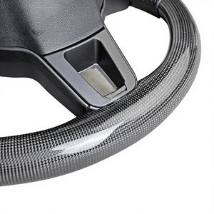 لـ 15-23 Porsche Cayenne GT تعديل الألمانية 3K جلد عادي الرياضة 6 تكلم شعار مخصص - Product Image 2