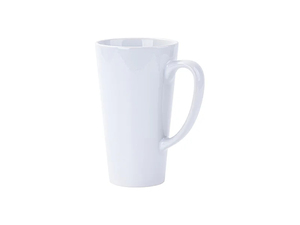 Vesub 17Oz Biểu Tượng Tùy Chỉnh Hình Nón Gốm Trắng Khoảng Trống Sứ Thăng Hoa Công Suất Lớn Cup <span class=keywords><strong>Latte</strong></span> Cốc Cà Phê - Product Image 2