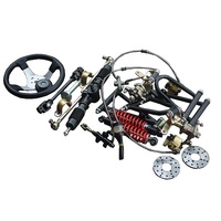 Telaio chinois 390cc hors route 150cc go kart 196cc 25 km/h teile hoverboard embrayage et 35 chaîne