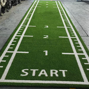 Tapis de fitness Umax haute densité pour piste de luge, <span class=keywords><strong>gazon</strong></span> synthétique 15MM 20MM 25MM, logo personnalisé, <span class=keywords><strong>gazon</strong></span> PE pour salle de sport, tapis d'herbe artificielle en rouleaux - Product Image 1