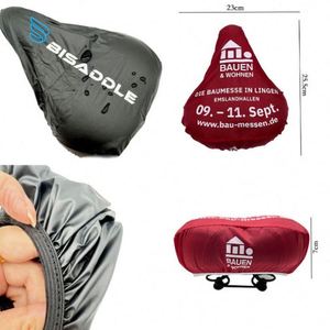 Housse de selle de vélo personnalisée OEM/ODM, en RPET recyclé, imperméable et écologique, avec impression de logo - Product Image 4