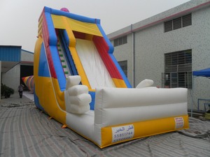 Giá bán buôn tùy chỉnh Bền PVC 0.55 mét <span class=keywords><strong>Inflatable</strong></span> nhà bị trả lại với trượt nước/<span class=keywords><strong>Inflatable</strong></span> hồ bơi trượt cho bên cho thuê sử dụng - Product Image 3