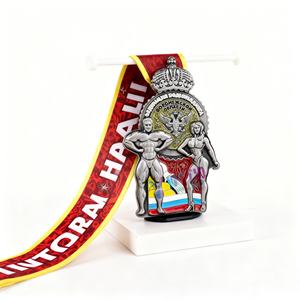 Médailles de luxe personnalisées pour la course à pied, le cyclisme et l'athlétisme, finition or et argent, impression UV, gravure laser - Product Image 4