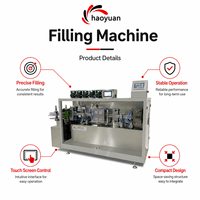 Système de remplissage et d'emballage d'ampoules HAOYUAN : Machine de remplissage créative à commande facile et fonctionnement stable avec convoyeur d'alimentation à carrousel pour liquides