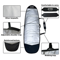Sac de planche en polyester UPSURF/housse de planche de surf en nylon 7'0/7'6/8'0 sac de planche de surf