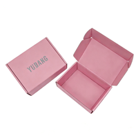 Boîtes en carton ondulé à haute rigidité en matériaux recyclés avec doublure en éponge pour vêtements, chaussures, emballages de soins de la peau, boîte aux lettres
