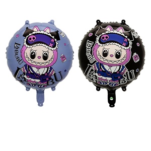 Nuevo globo de película de aluminio de decoración de Ambiente de fiesta de cumpleaños Labab alienígena de dibujos animados, globo de muñeca <span class=keywords><strong>Emma</strong></span> - Product Image 4