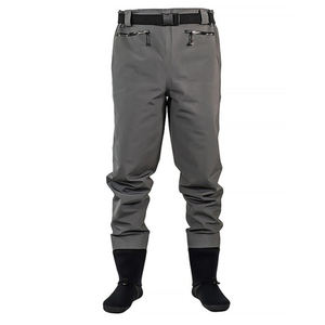 Pantalon de pataugeoire taille haute classique, pantalon respirant, blanc, premium, offre spéciale - Product Image 5