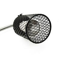 Lampe à pince réglable pour réservoir de tortue, couvercle de protection uva uvb supplément de calcium tortue soleil