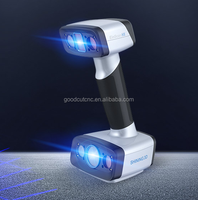 Einscan HX 3d Scanner/scanner 3d Portabel Hibrida Sumber Cahaya Laser Biru dan LED