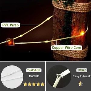 Outdoor Camping <b>Lights</b> Usb Rechargeable Solar Powered <b>String</b> Led <b>Light</b> Solar Charging Bulb Emergency Bulb fairy <b>Lights</b> for Tents - Product Image 3