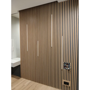 Pannelli decorativi che coprono il soffitto Wpc <span class=keywords><strong>in</strong></span> <span class=keywords><strong>legno</strong></span> finto Pvc rivestimento murale pannelli decorativi interni Pvc pannello di parete - Product Image 1