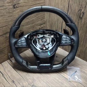 Volante Sportivo in Fibra di Carbonio e Pelle Personalizzato per Mercedes-Benz <span class=keywords><strong>AMG</strong></span> <span class=keywords><strong>GT</strong></span> 63 CLS CLA C300 E200 <span class=keywords><strong>AMG</strong></span> A45 <span class=keywords><strong>GT</strong></span> - Product Image 1