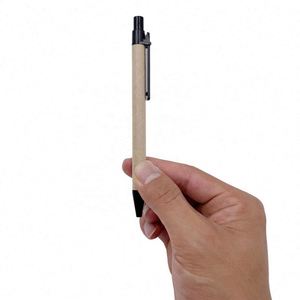 Stylo bille promotionnel écologique en papier kraft recyclé, multifonctionnel, avec logo, pour le sport, largeur d'écriture 0,5 mm - Product Image 5