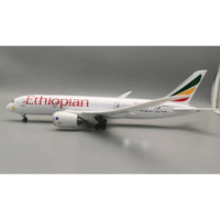 Modèle de simulation d'avion de ligne à l'échelle 1/130, 43 cm, modèle d'avion en résine Boeing B787 Ethiopian Airlines avec trains d'atterrissage