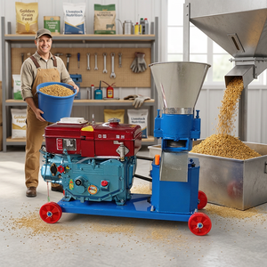 Macchina Mobile Diesel per Pellet di Erba e Cereali - Product Image 1