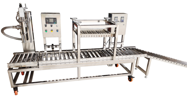 Automatic Hydraulic Driven Paint Filling Machine with Energy Saving Motor & Pump High Accuracy