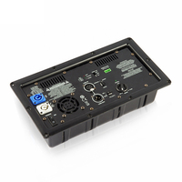 Module d'amplificateur professionnel en métal de classe D 1000W haute puissance, double entrées XLR/1/4", refroidissement par ventilateur à vitesse variable pour