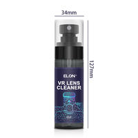 Natural 60ml VR Lens Spray Cleaner Kit Lunettes Caméras Outil de nettoyage pour VR Headset Care Products in Bag