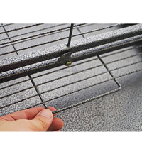 Cages pour chats et oiseaux en fil d'acier massif de luxe, avec roulettes, plateau en plastique, écologiques, pour intérieur, extérieur et voyage, vente en gros