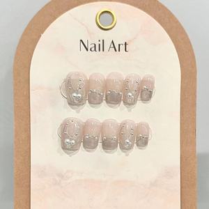 [ชุดเล็บปลอมอะคริลิคแบบกดติด] Yihe Acrylic <span class=keywords><strong>Ins</strong></span> Press Nails แบบถอดได้ สีเรืองแสง บางเฉียบ สำหรับตกแต่งเล็บแบบสั้น - Product Image 4