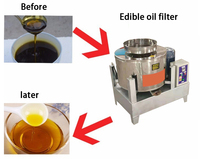 Séparateur centrifuge, filtre à huile centrifuge, filtre à huile comestible, machine à filtrer l'huile de friture