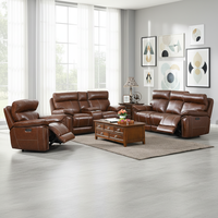 Fauteuil inclinable multifonctionnel intelligent, modulaire et extensible, design moderne, canapé en éponge, cuir personnalisé de luxe