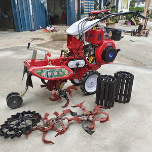 Cultivateur rotatif diesel portatif de petite taille avec moteur, composant essentiel pour la machine de labourage du sol à usage domestique et agricole - Product Image 2
