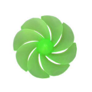 ใบพัดกังหันลม 12 ซม. ไนลอนเรซิ่น รูแกน 2 มม. พัดลมใบพัดขนาดเล็ก DIY - Product Image 3