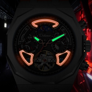 43Mm Nhà Máy Người Đàn Ông Của Thương Hiệu Sang Trọng Đồng Hồ <span class=keywords><strong>Skeleton</strong></span> Tự Động Đồng Hồ Cơ Khí Với Chronograph - Product Image 2