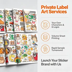 Cartoon Vinyl Stickers Irregular Shape Strong <b>Stickiness</b> for Phone Case Suitcase Laptop Decor Gift Craft Use - Product Image 4