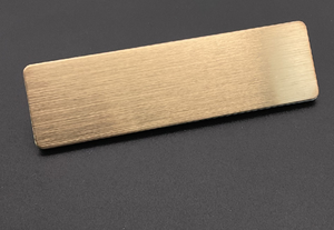 Sublimazione in acciaio inossidabile targhette <span class=keywords><strong>per</strong></span> ufficio in argento/oro targhette con <span class=keywords><strong>nome</strong></span> in metallo in bianco etichetta <span class=keywords><strong>per</strong></span> targhetta - Product Image 6