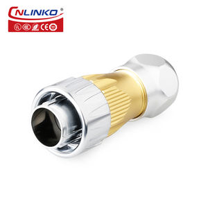 Производитель Cnlinko Ethernet RJ45 Rj45, промышленные круговые водонепроницаемые разъемы IP68 - Product Image 5