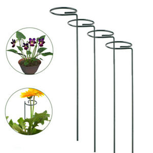 Plantes de jardin à tige unique avec tige unique, 1 pièce, tige de Support, Cage en acier, anneau pour Gladiolus, Iris, dalia, amarllis, Rose, lys et pivoine - Product Image 1