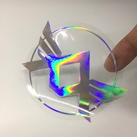 Autocollant de fenêtre personnalisé en PVC réutilisable, transparent, imprimé UV, surface brillante/mate, résistant à l'eau, respectueux de l'environnement
