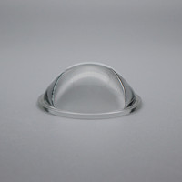 Lentille en verre optique plano-convexe de 67 mm pour phare antibrouillard LED