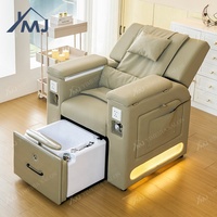 Station de manucure, bain de pieds, fauteuil de pédicure électrique avec massage