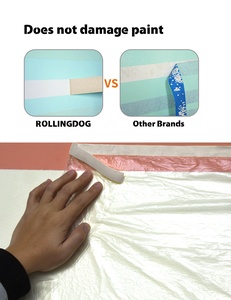 ROLLINGDOG SAFE-GUARD 81238 Sơn Dính Cao Cấp Thả Vải Tấm 4PC Màng Dán Trước Với Bộ Phân Phối - Product Image 3