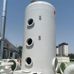 Depurador de aire de torre de pulverización de absorción de purificación de gas de placa ciclónica OEM PP para limpieza de polvo y pulverización de Torre 28 - Product Image 1