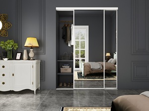 Armadio Scorrevole di Alta Qualità con <span class=keywords><strong>Specchio</strong></span>, Ante Personalizzate <span class=keywords><strong>a</strong></span> <span class=keywords><strong>Specchio</strong></span> - Product Image 4