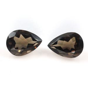 Rare Smokey Quartz High Quality Pear Shape Smokey Quartz Gemstones - Product Image 3