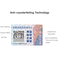 Étiquettes de sécurité personnalisées à gratter au laser avec numéro de série Autocollant anti-contrefaçon Code QR