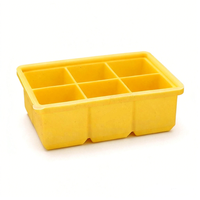 CHINFAI Nouveau design, bac à glaçons réutilisable en silicone sans BPA, outil de fabrication de glaçons pour la cuisine avec couvercle facile à démouler, machine à glaces