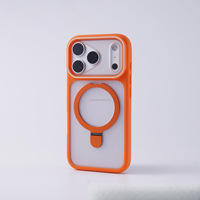 Coque de téléphone magnétique antichoc avec béquille pour iPhone (tous modèles 18, 17 Pro Max, 16, 15) avec protection triangulaire de l'appareil photo – Vente en gros