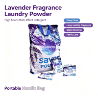 Poudre Détergente Détachante à la Lavande et aux Fleurs à Prix Compétitif pour Lavage en Machine Échantillon Gratuit OEM
