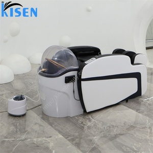 Kisen Durable Electric Massage Table Chair Modern <b>Style</b> Hair Wash <b>Head</b> Spa Table Automatic Smart Salon Shampoo Bed - Product Image 1